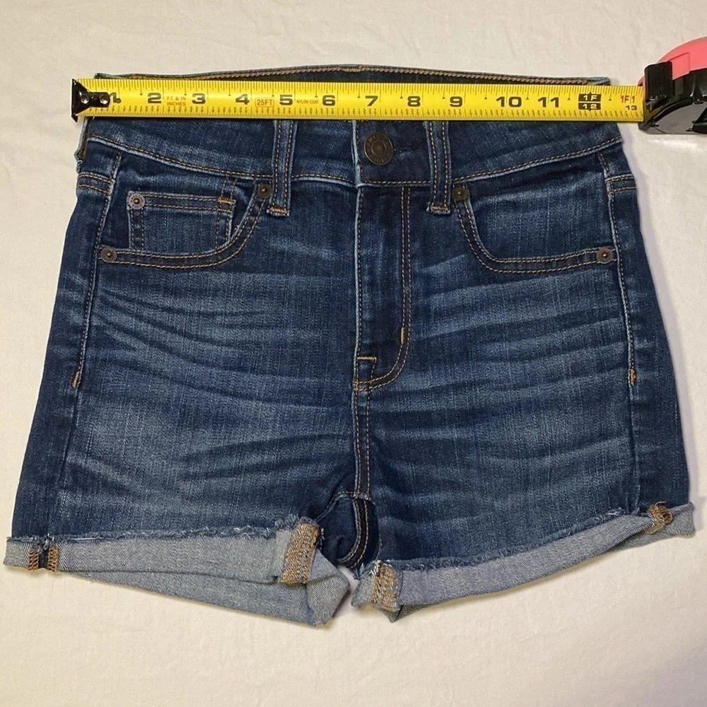 American Eagle Outfitters HiRise Shorties Next Level Stretch Size 0 Regular NWOT